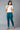 Blue Cotton Lycra Tights For Women