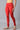 Red Poly Lycra Women Churidar
