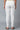Women White Ankle Length Cotton Lycra Churidar