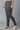 Grey Ankle Length Cotton Lycra Churidar