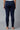 Women Blue Ankle Length Cotton Lycra Churidar
