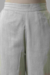Grey Gathered Culottes