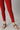 Red Knitted Solid Winter Tights