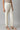 White Acrylic Knitted Palazzo Pants