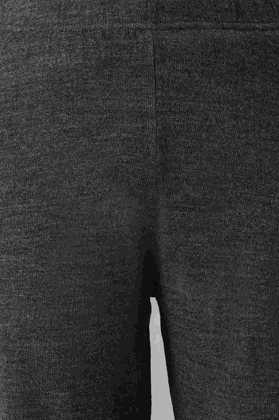 Grey Geometric Straight Fit Palazzo With Elasticated Waist