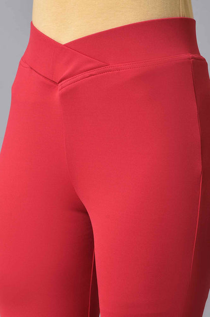 Red Poly Lycra Tights