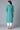 Green Printed Ethnic kurta in Square Round Neck