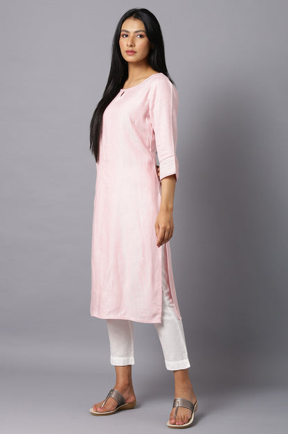 Pink Ethnic kurta