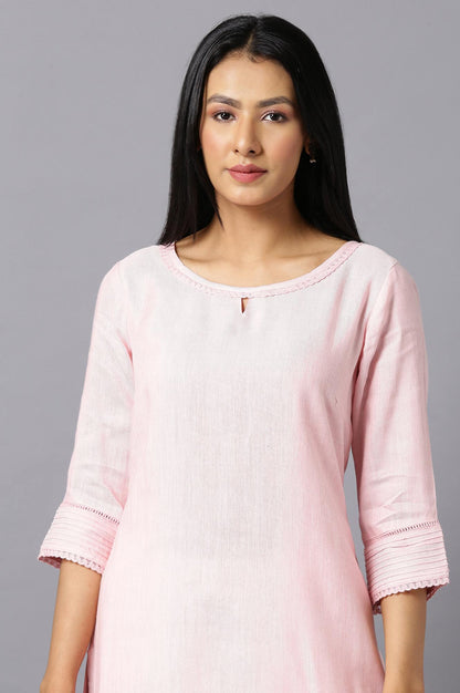 Pink Ethnic kurta