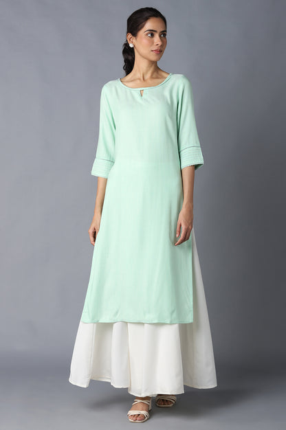 Green Ethnic kurta