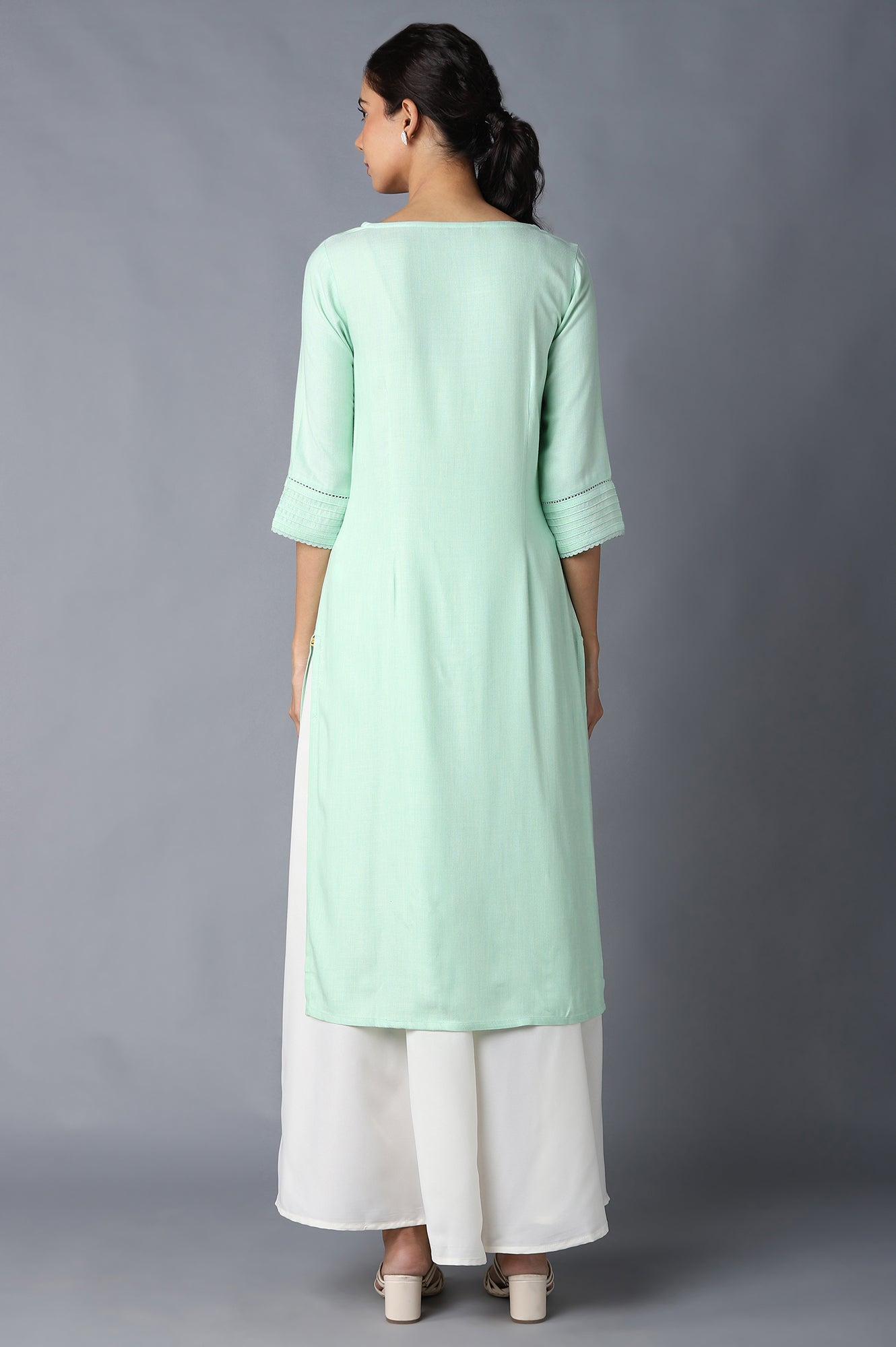 Green Ethnic kurta