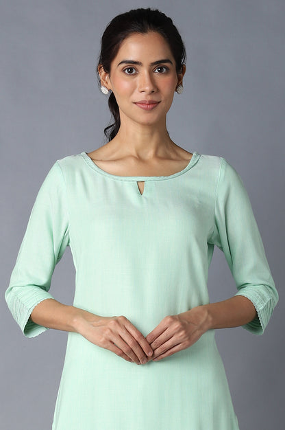 Green Ethnic kurta