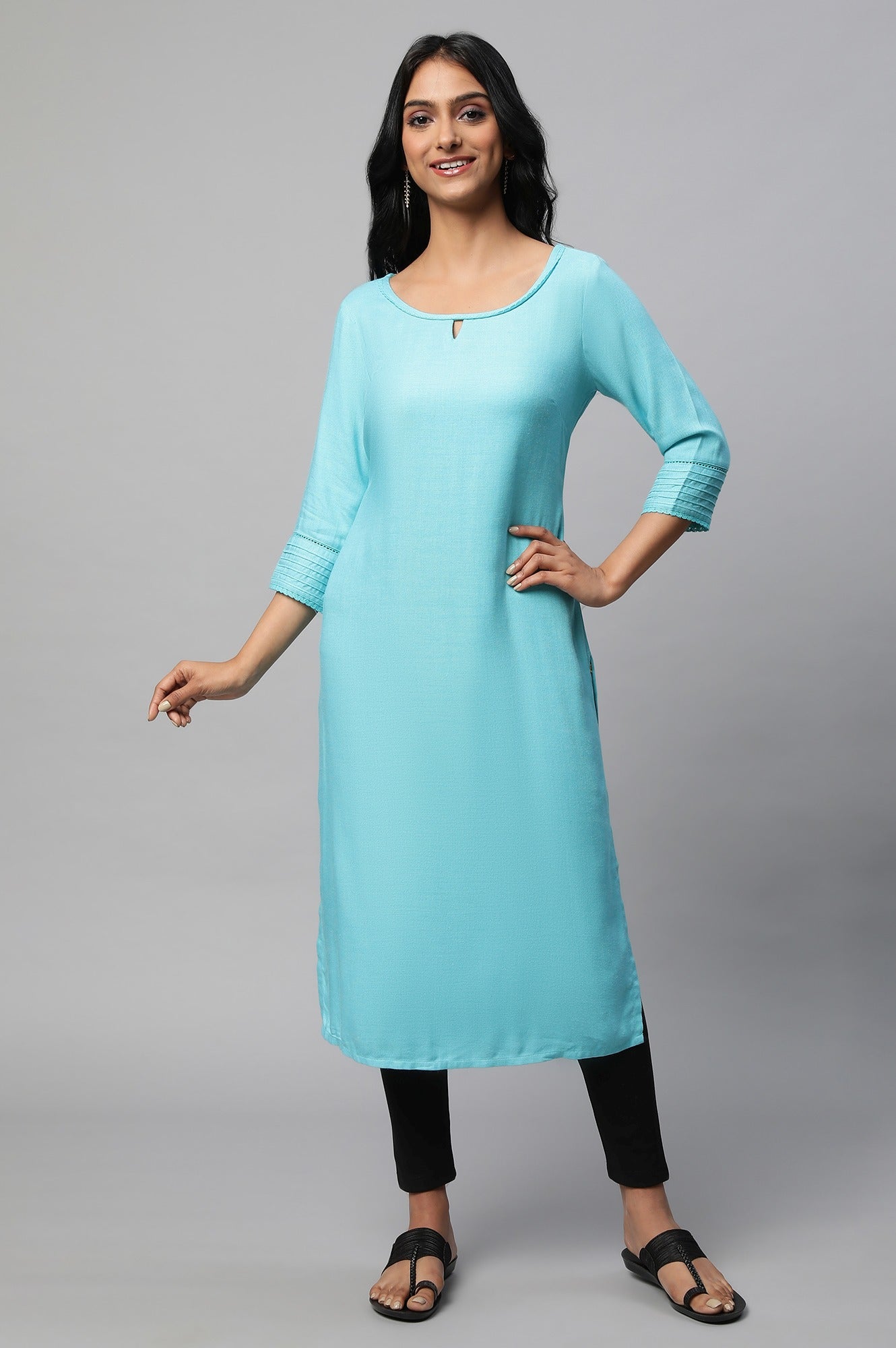 Blue Ethnic kurta