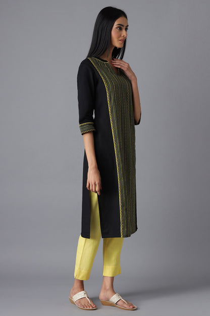 Black Casual kurta