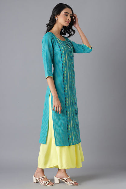 Green Casual kurta