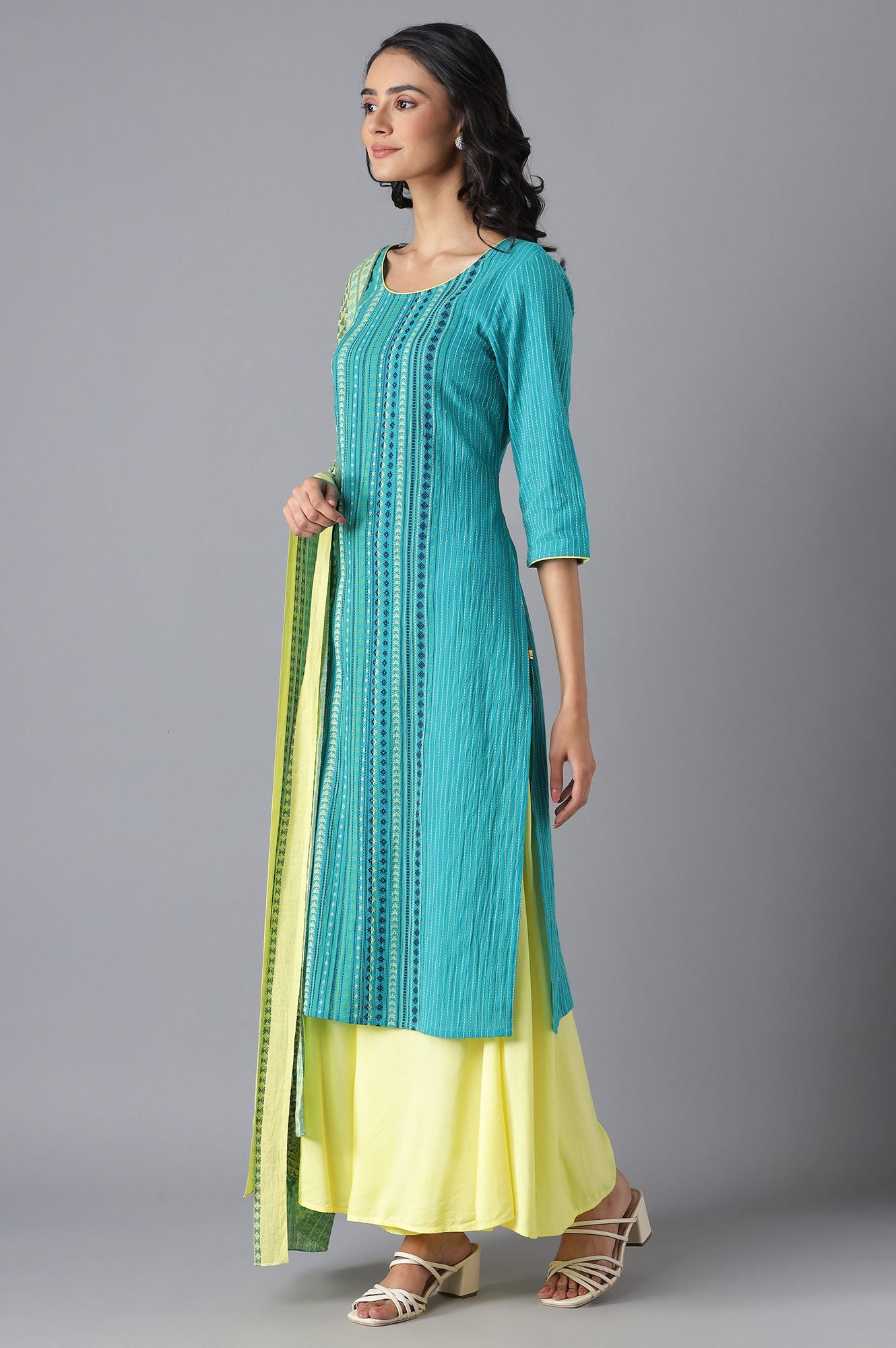 Green Casual kurta