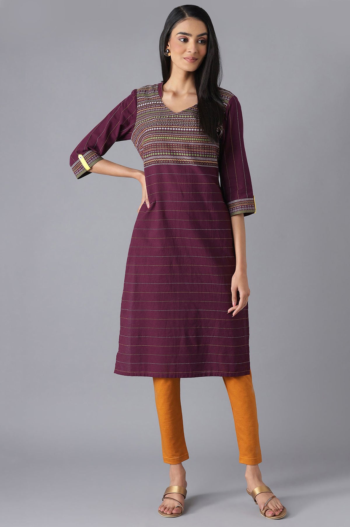 Purple Casual kurta - XS