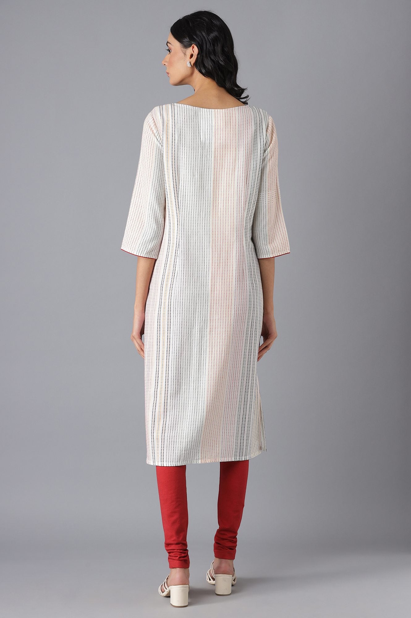 White Casual kurta