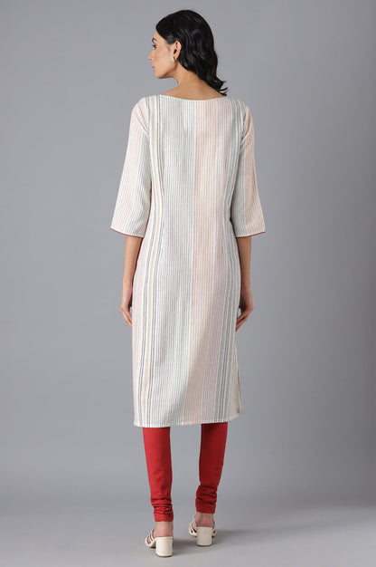 White Casual kurta