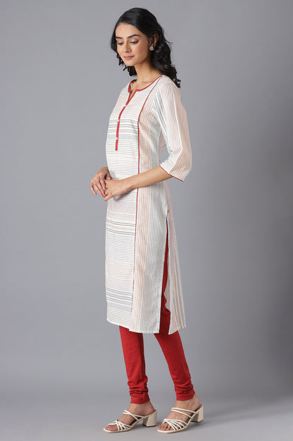 White Casual kurta