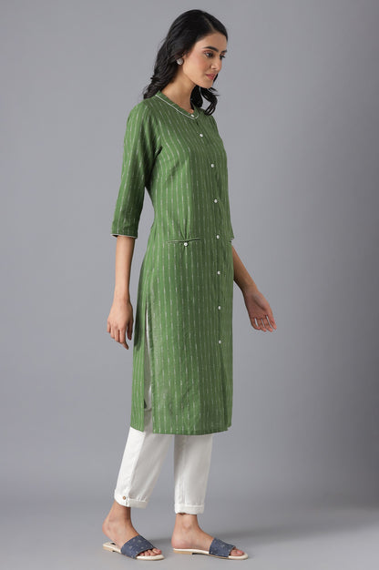 Green Casual kurta