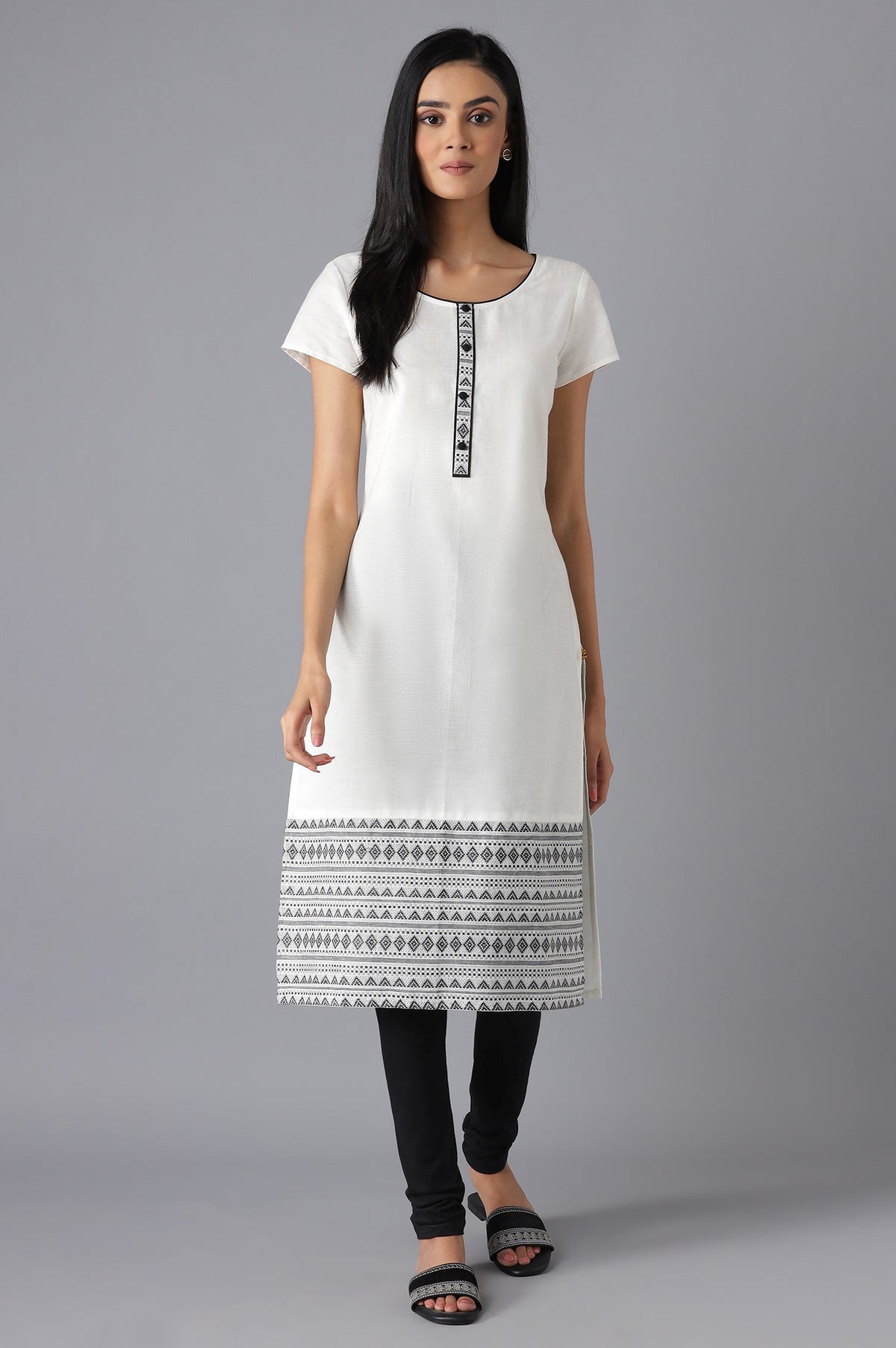 Grey Casual kurta - XS