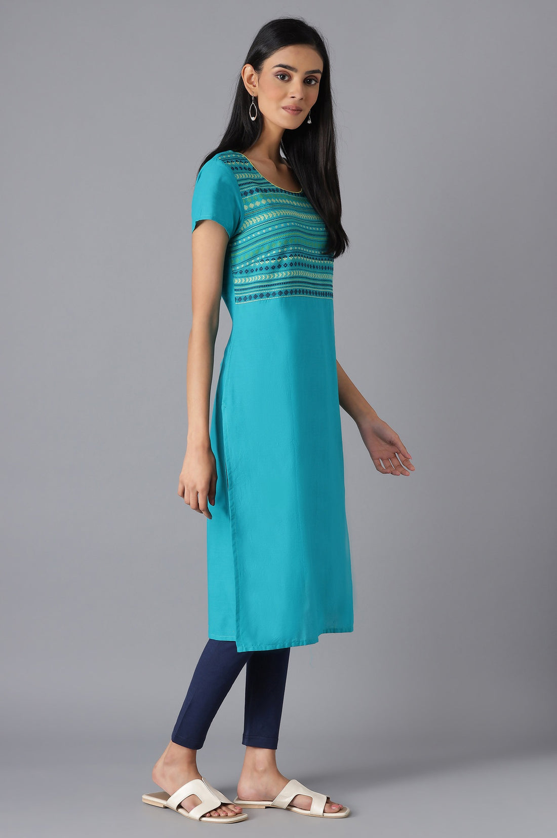 Green Casual kurta