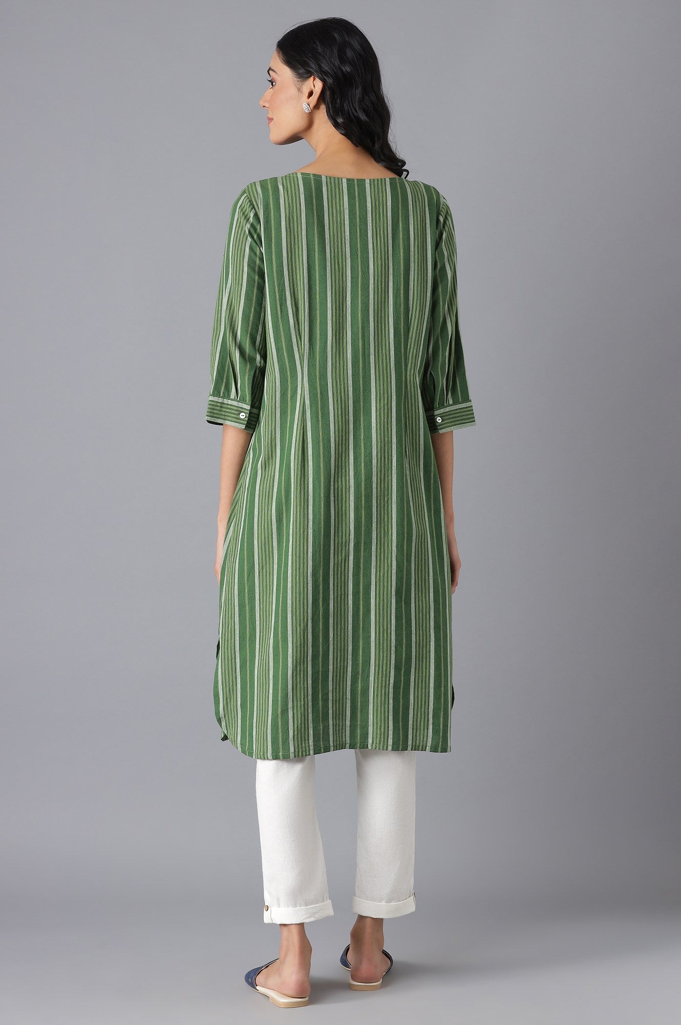 Green Casual kurta