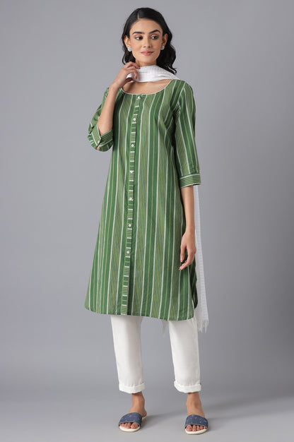 Green Casual kurta