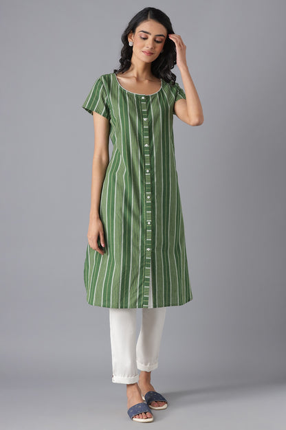 Green Casual kurta