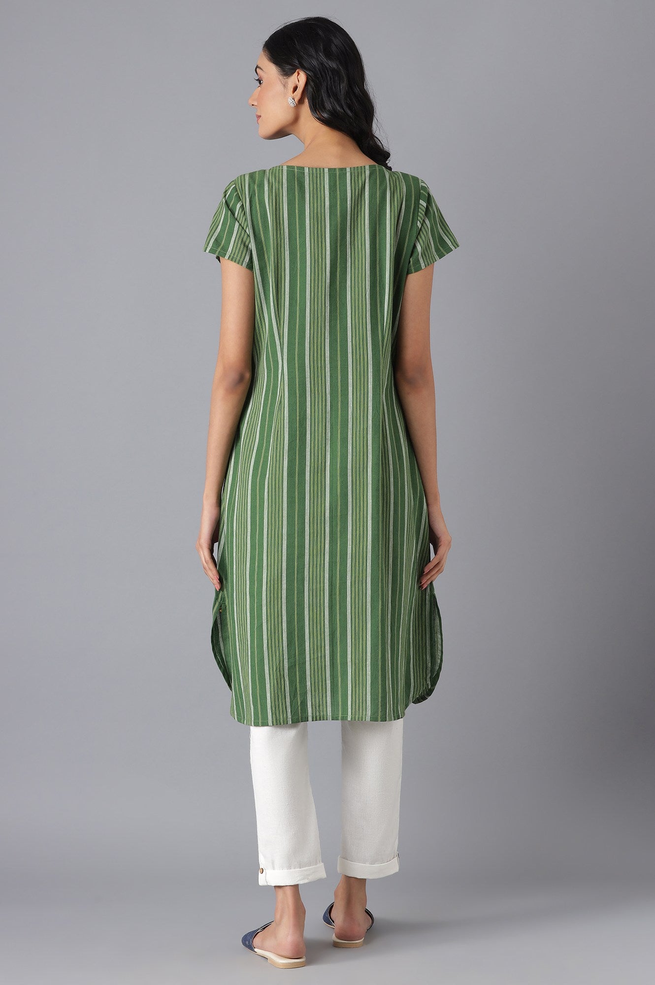 Green Casual kurta