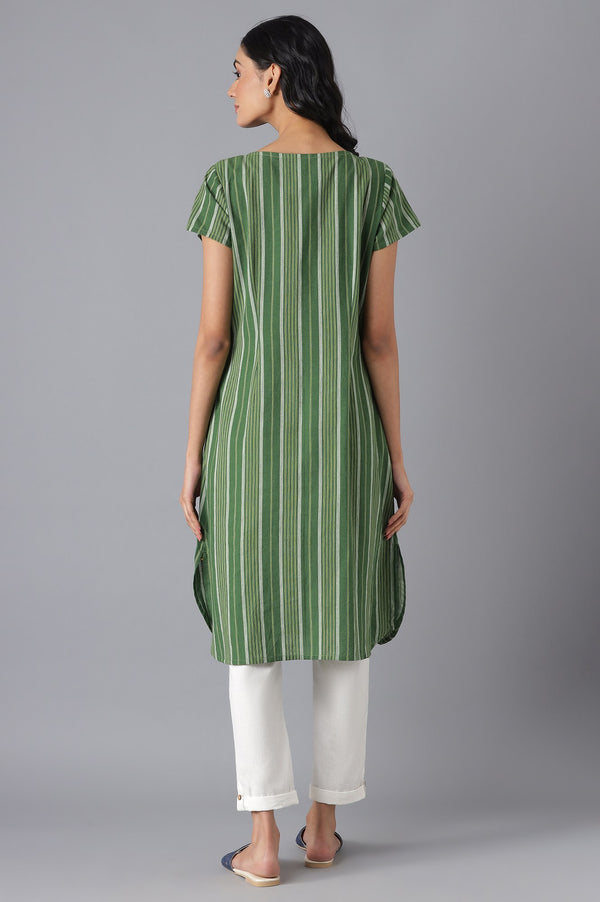 Green Casual kurta