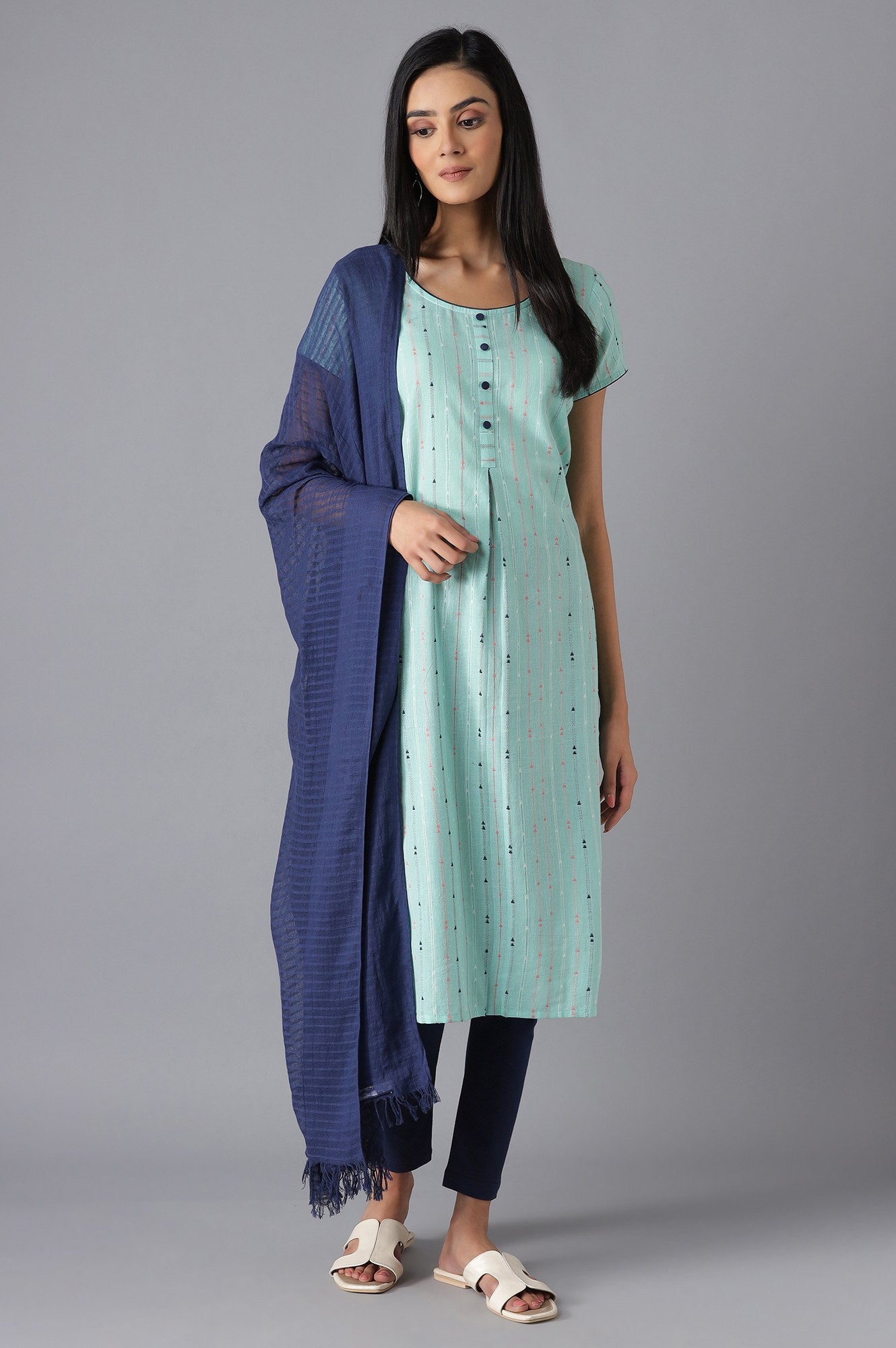 Green Casual kurta