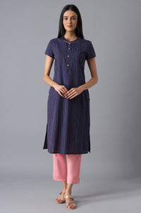 Navy Casual kurta
