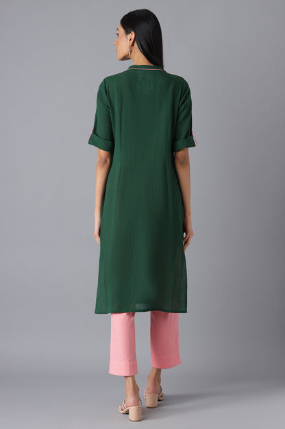 Green Casual kurta