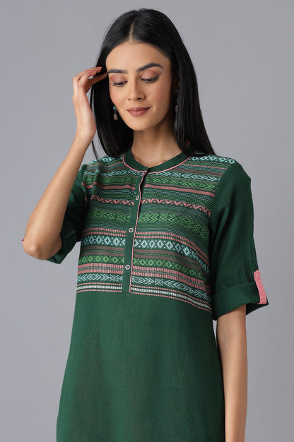 Green Casual kurta