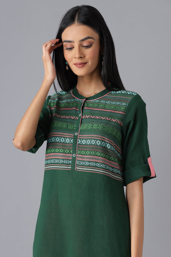 Green Casual kurta