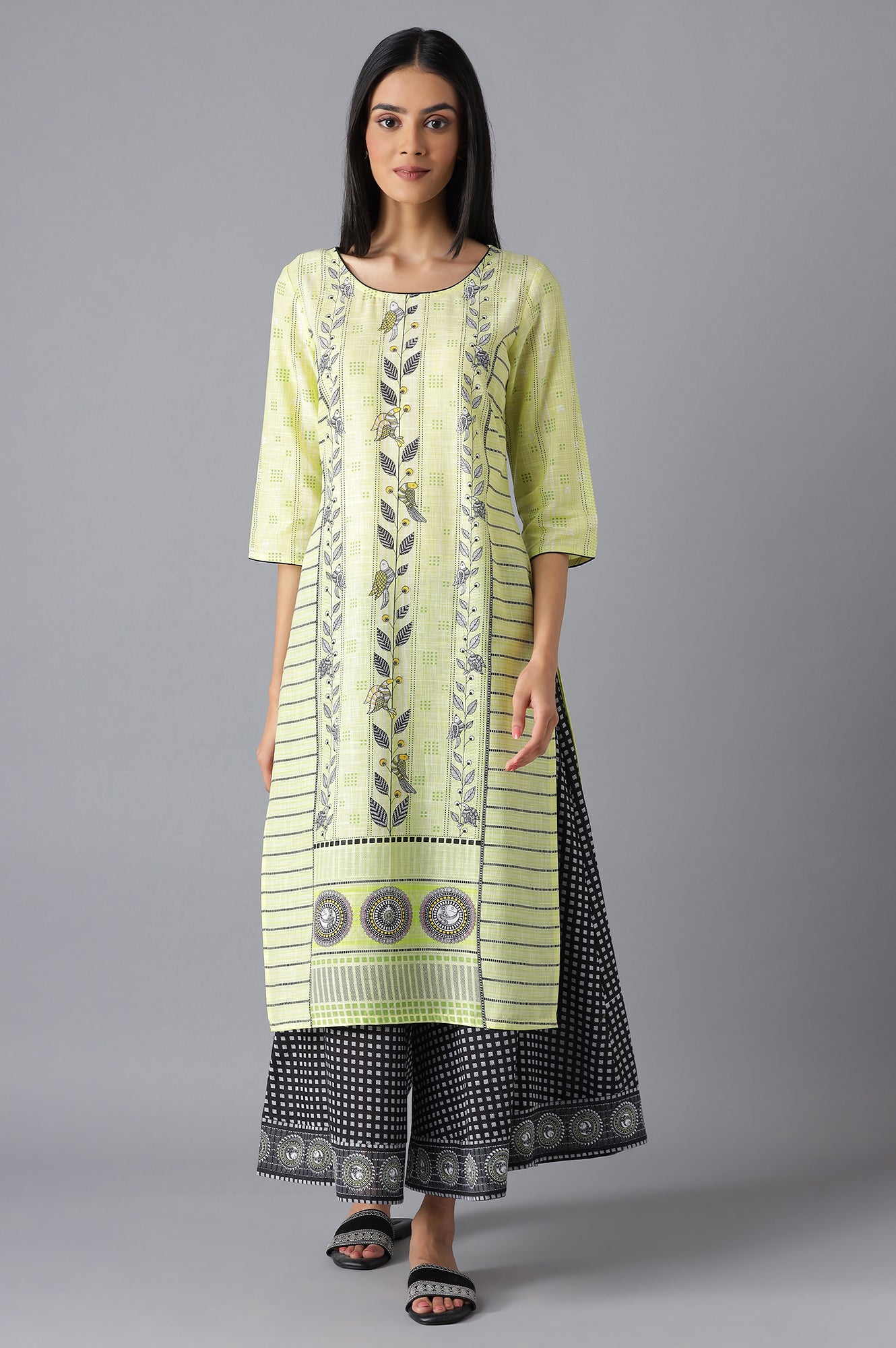 Yellow Modern Ethnic kurta