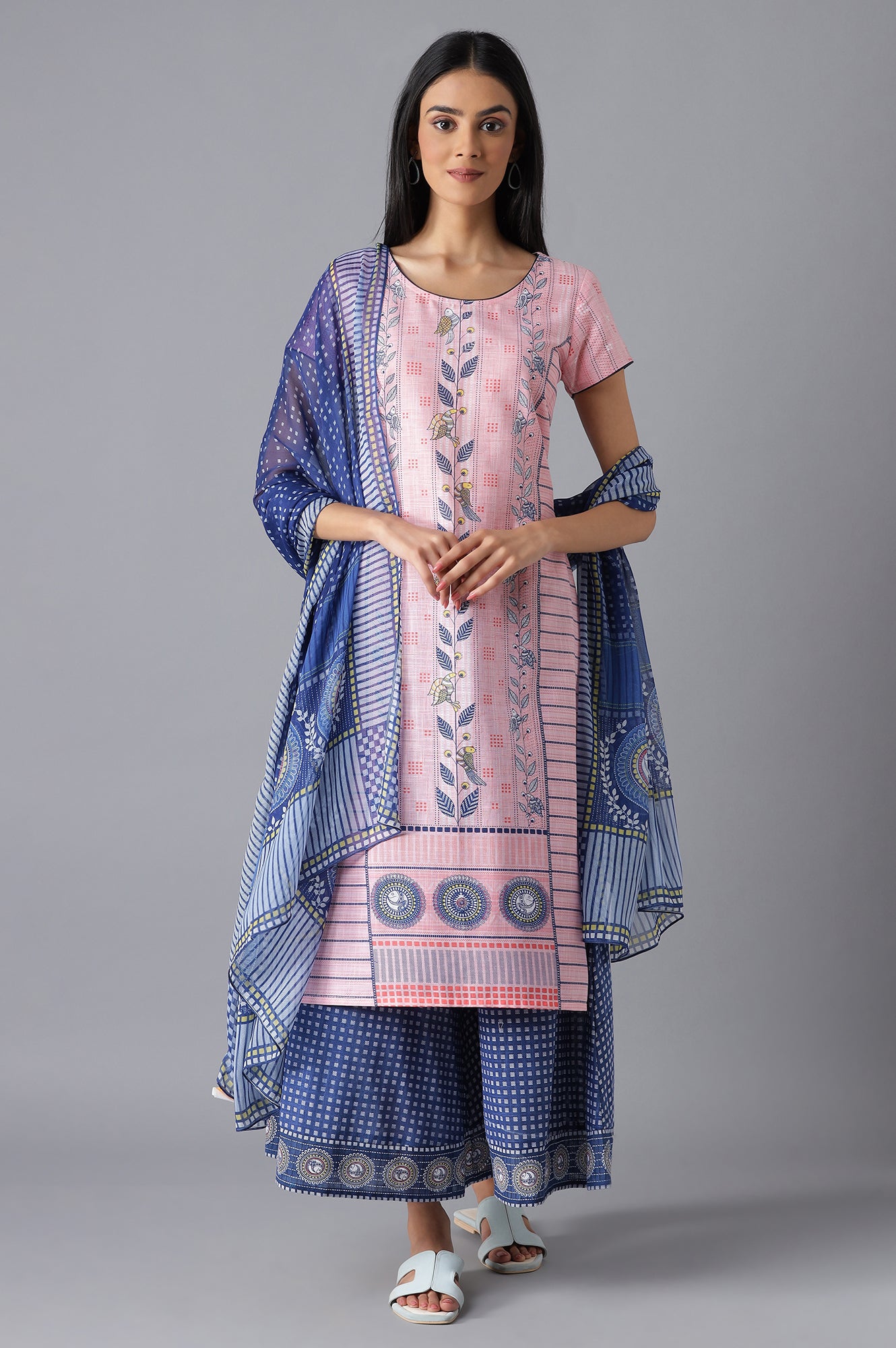 Pink Modern Ethnic kurta