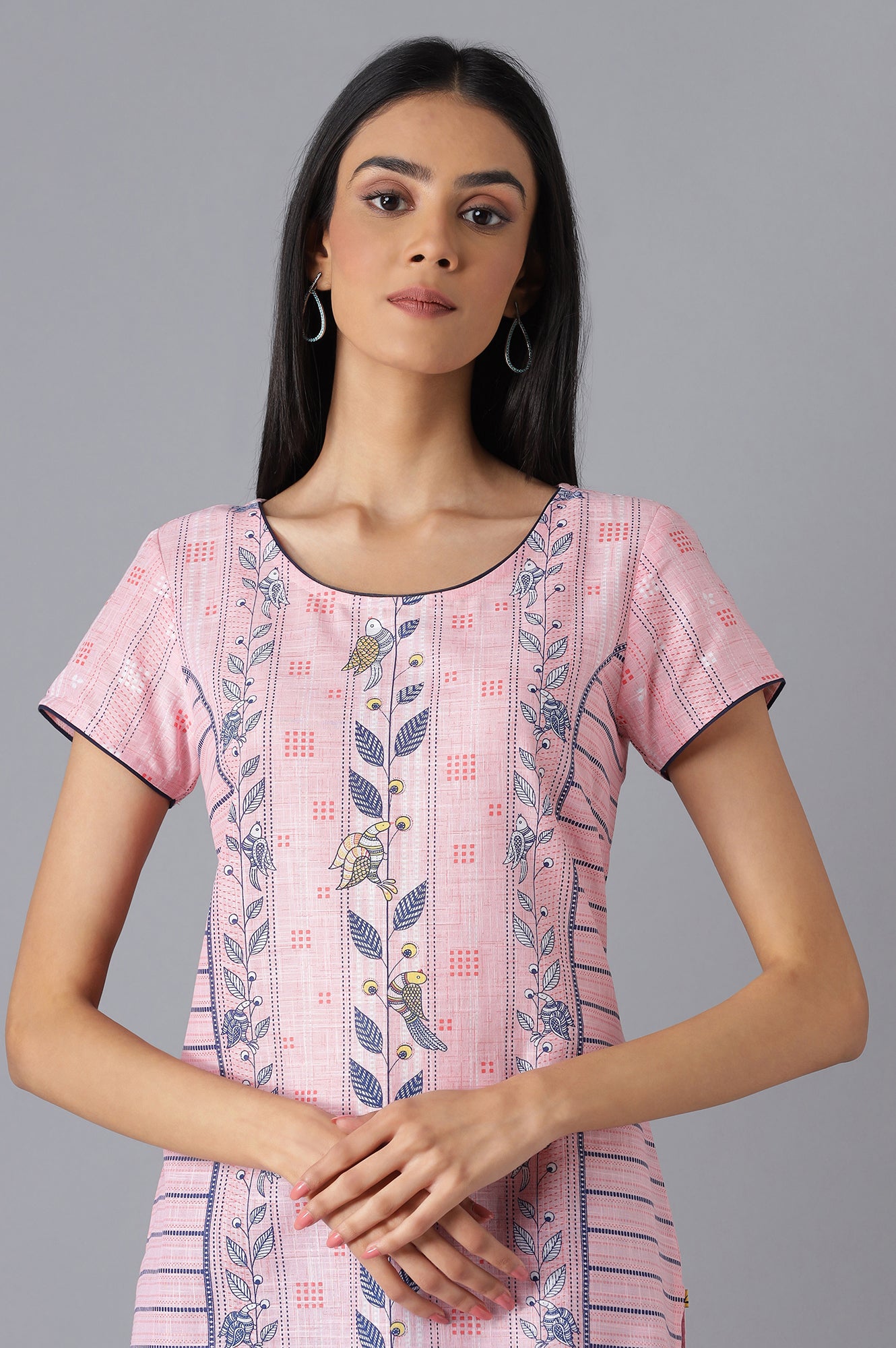 Pink Modern Ethnic kurta