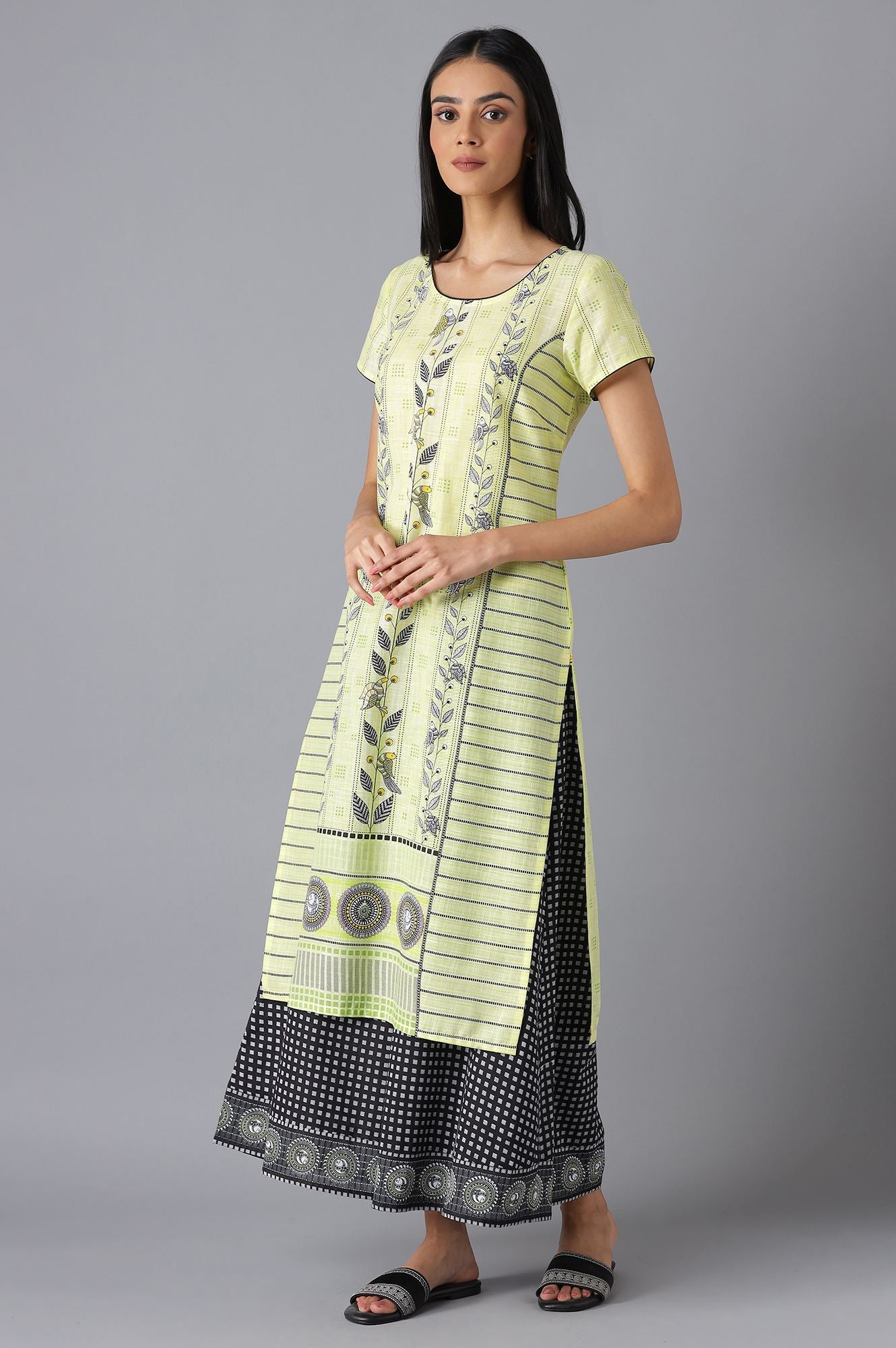 Yellow Modern Ethnic kurta