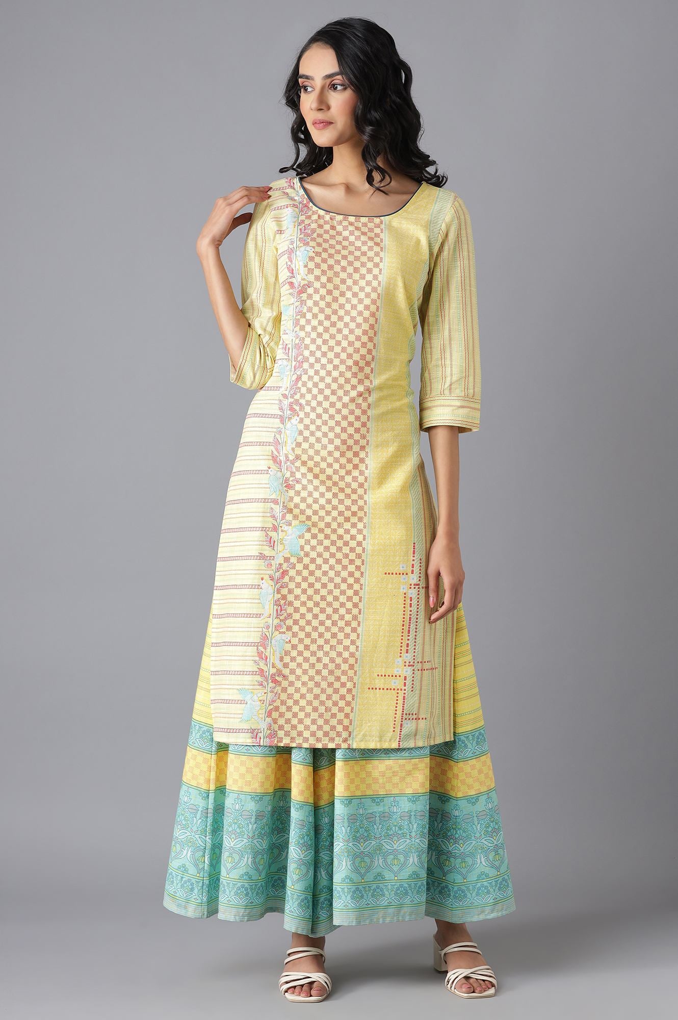 Yellow Modern Ethnic kurta