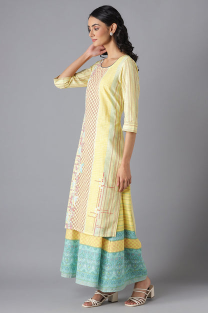 Yellow Modern Ethnic kurta