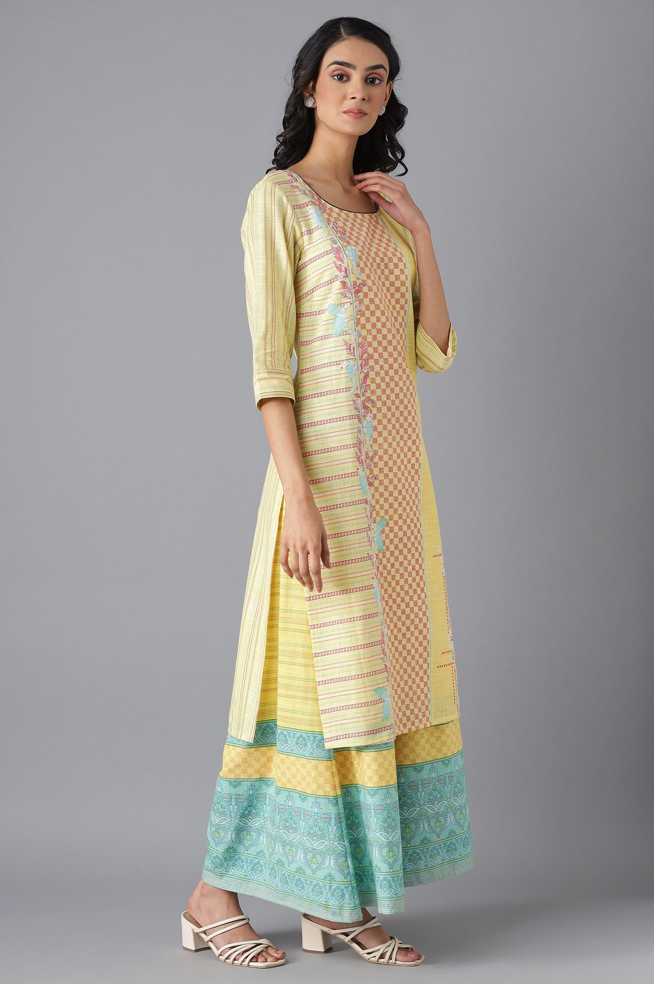 Yellow Modern Ethnic kurta