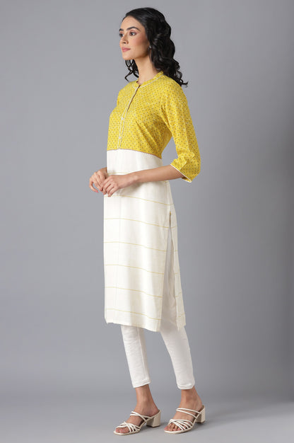 Yellow Modern Ethnic kurta