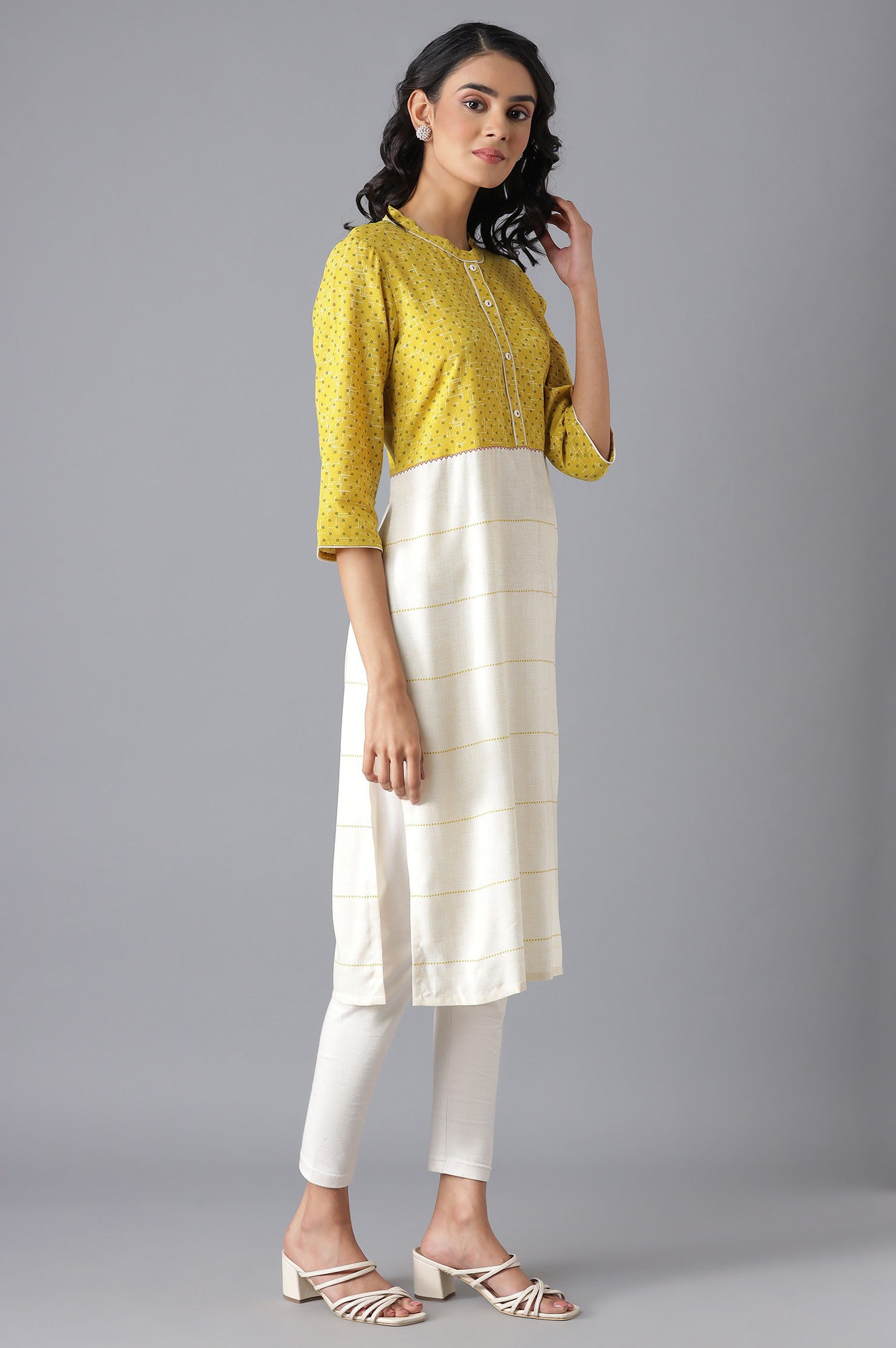 Yellow Modern Ethnic kurta