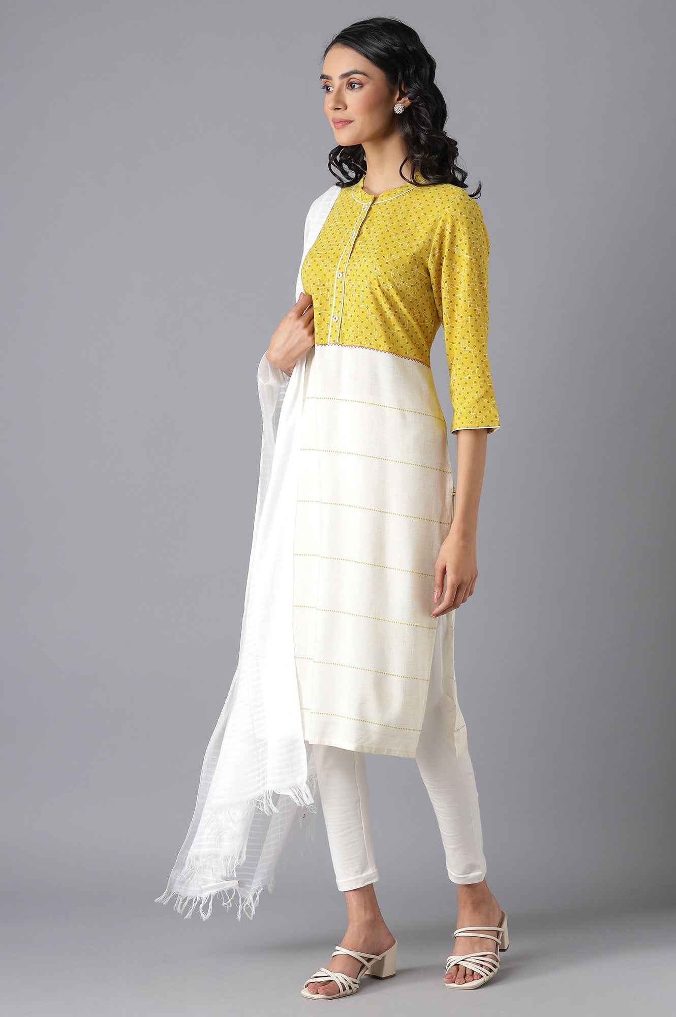 Yellow Modern Ethnic kurta