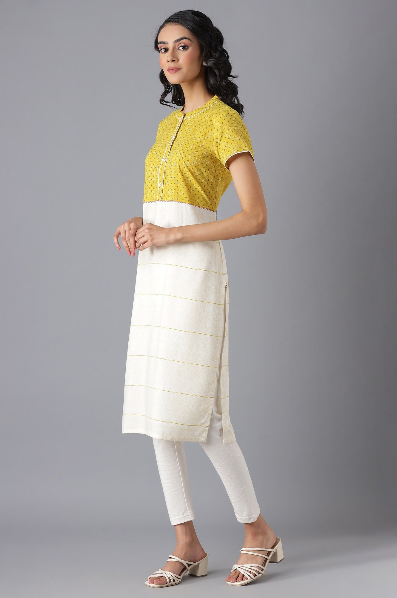 Yellow Modern Ethnic kurta