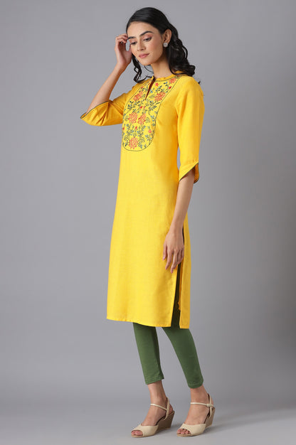 Yellow Modern Ethnic kurta