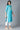 Blue Cotton Printed kurta